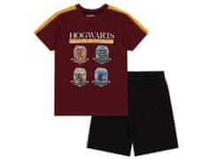 sarcia.eu Harry Potter Fantovska pižama s kratkimi hlačami, bordo-črna poletna pižama 5 lat 110 cm