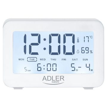 Adler Elektronska budilka za temperaturo in vlago AD1196W