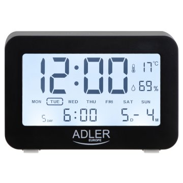 Adler Elektronska budilka za temperaturo in vlago AD1196B