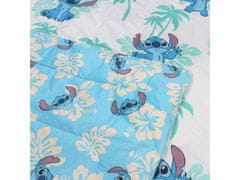 Disney Stitch Disney Otroška odeja, modro-bela odeja 120x150cm, OEKO-TEX 