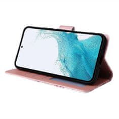 Tech-protect Wallet knjižni ovitek za Samsung Galaxy A14 4G / 5G, garden violet