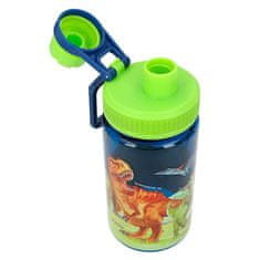 Dino World Manjša potovalna steklenica za pitje , Modrozelena, z dinozavri