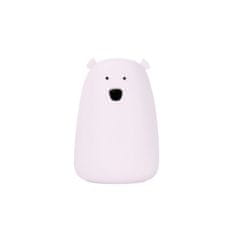 Rabbit&Friends mehka lučka, medved, lavender, USB-C polnjenje