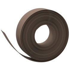 Vidaxl Vrtna obroba rjava 10 m 15 cm polietilen
