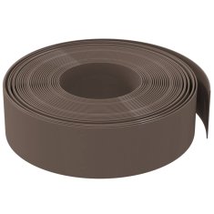 Vidaxl Vrtna obroba rjava 10 m 15 cm polietilen