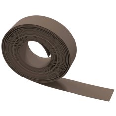 Vidaxl Vrtna obroba rjava 10 m 15 cm polietilen