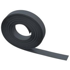 Vidaxl Vrtna obroba 2 kosa siva 10 m 10 cm polietilen