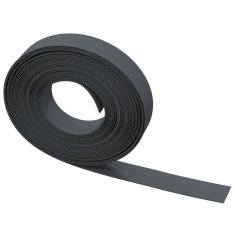 Vidaxl Vrtna obroba 4 kosa siva 10 m 10 cm polietilen