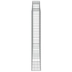 Vidaxl Obokane gabion košare 6 kosa 300x30x200/220 cm pocinkano železo