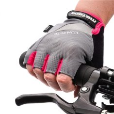 Meteor Gel GX34 kolesarske rokavice, sivo-roza, XS