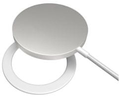 magnetna nalepka za mobilne telefone za uporabo tehnologije MagSafe MagPlate, bela FIXMPL2-WH
