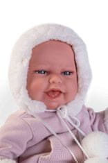 Antonio Juan 70360 CLARA - realistična dojenčkova lutka s posebno funkcijo gibanja in mehkim tekstilnim telesom - 34 cm