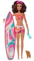 Mattel Barbie z dodatki - surfer (HPL69)