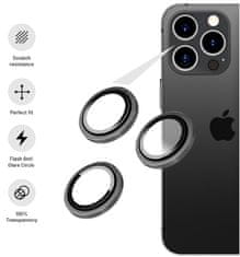 FIXED steklena zaščita objektiva kamere za Apple iPhone 14 Pro/14 Pro Max, srebrna (FIXGC2-930-SL)