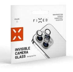 FIXED steklena zaščita objektiva kamere za Apple iPhone 14 Pro/14 Pro Max, srebrna (FIXGC2-930-SL)