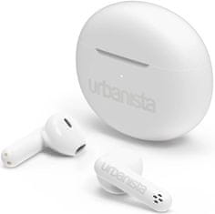 Urbanista Austin brezžične slušalke, Bluetooth® 5.3, TWS, IPX4, USB-C, bele (Pure White)