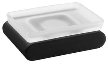 SAPHO FLORI mat črna mýdlenka, mlečno steklo, art deco dizajn