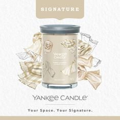 Yankee Candle Dišeča sveča Signature Tumbler v steklu velika Warm Cashmere 567 g