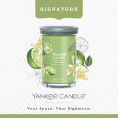 Yankee Candle Dišeča sveča Signature Tumbler v kozarcu velika Vanilla Lime 567g