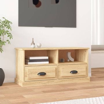 Vidaxl vidaXL TV omarica sonoma hrast 93x35,5x45 cm material na osnovi lesa