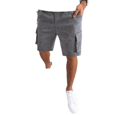 Dstreet Temno sive moške športne športne hlače FIGTA sx2226 L