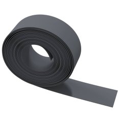 Vidaxl Vrtna obroba 2 kosa siva 10 m 20 cm polietilen