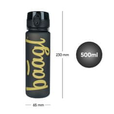 BAAGL Steklenička za pitje iz Tritana Logo Gold, 500 ml