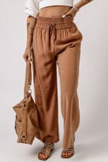 OMG! Elegantne ženske hlače Niflor rjava L