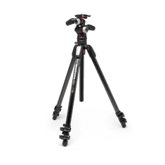 Manfrotto 055 Karbon 3-segmentno foto stojalo s 3-smerno glavo + MOVE system (MK055CXPRO33WQR)