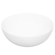 Vidaxl Umivalnik bel 36x15 cm keramični okrogel