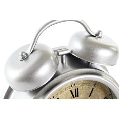 DKD Home Decor Namizna ura DKD Home Decor Crystal Silver Iron (19 x 7,5 x 25 cm)