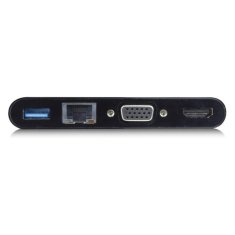EW9827 priklopna postaja, USB C HDMI, VGA, RJ45, 4K, 5 Gbps