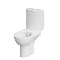shumee Kompaktni WC sedež bele barve s sedežem PARVA 3/5 L