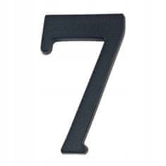 LOB Hišna številka 7 črna 19 cm