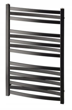 shumee Držalo za brisače Kopalniški radiator črn 85x53 cm 490 W Merkur