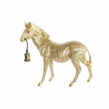 DKD Home Decor Namizna svetilka DKD Home Decor Zebra Golden 220 V 50 W Modern (55 x 22 x 51 cm)