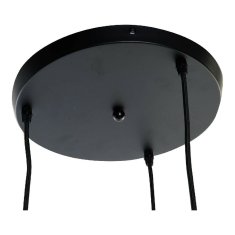 DKD Home Decor Stropna svetilka DKD Home Decor Bela črna kovinska kristalna 220 V (40 x 40 x 80 cm)