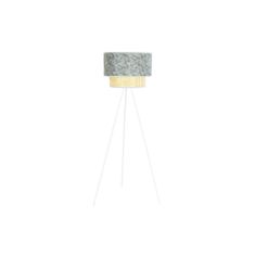 DKD Home Decor Talna svetilka DKD Home Decor Kovina Poliester Bela Zelena 220 V 50 W (40 x 40 x 129 cm)