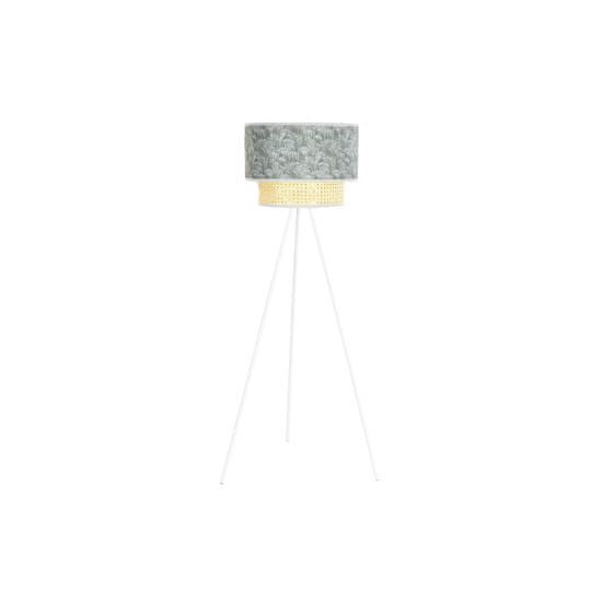 DKD Home Decor Talna svetilka DKD Home Decor Kovina Poliester Bela Zelena 220 V 50 W (40 x 40 x 129 cm)