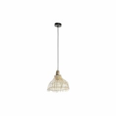 DKD Home Decor Stropna svetilka DKD Home Decor Brown Multicolor Metal wicker 50 W Urban 220 V 30 x 30 x 29 cm