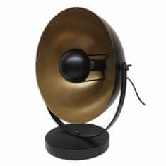 DKD Home Decor Namizna svetilka DKD Home Decor Black Golden Metal (34 x 22 x 35 cm)