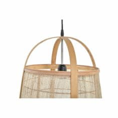DKD Home Decor Stropna svetilka DKD Home Decor Brown Multicolor Wood Bamboo 50 W Oriental 220 V 38 x 38 x 56 cm