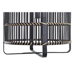 DKD Home Decor Stropna svetilka DKD Home Decor Black Bamboo 50 W 40 x 40 x 35 cm