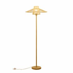 DKD Home Decor Talna svetilka DKD Home Decor Bambus (56 x 56 x 163 cm)