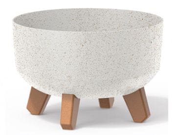 Prosperplast GRACIA LOW ECO WOOD plastična žabica za samooskrbo d24x16cm