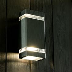 LUMILED Stenska vrtna svetilka HEDERA 2xGU10