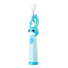 Vitammy Bunny Sonična zobna ščetka za otroke z LED lučko in nanovlakni, 0-3 leta, modra