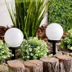 LUMILED 10x Solarna vrtna svetilka LED do zeme ATRIS 10cm