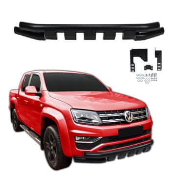 J&J Automotive Sprednji okvirji za Volkswagen Amarok 2017-nad 76mm black SHARK