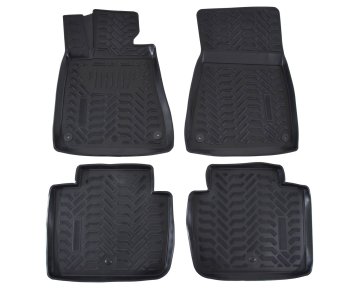 SCOUTT Gumijaste preproge z dvignjenim robom za Lexus GS 300 2WD 2005-2011 4ks